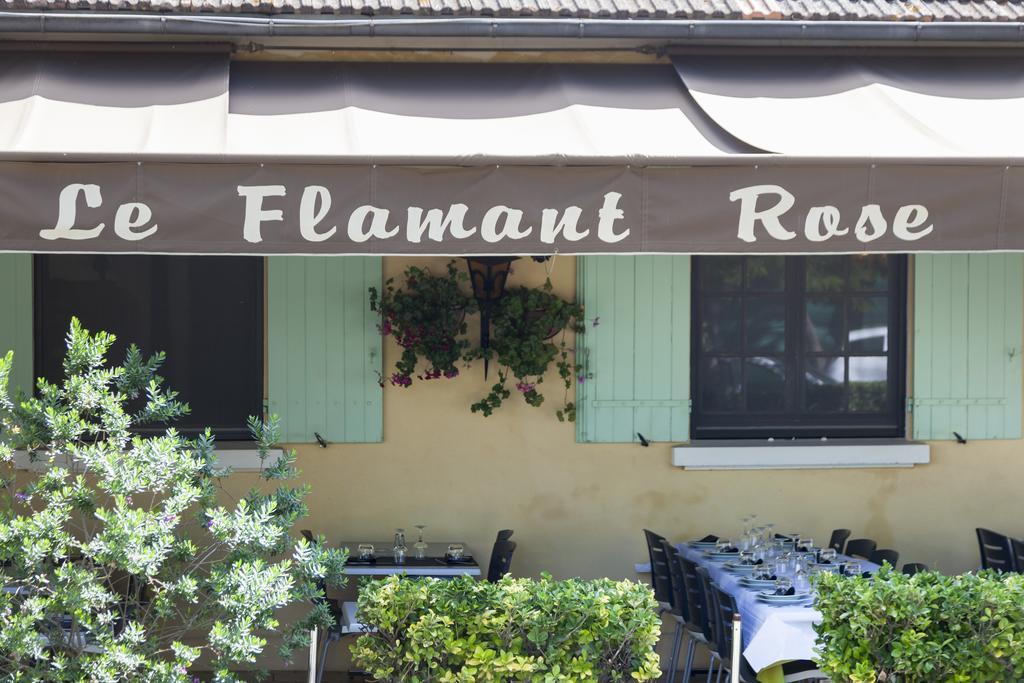 Logis Hotel Restaurant Le Flamant Rose Camargue Albaron Exterior photo